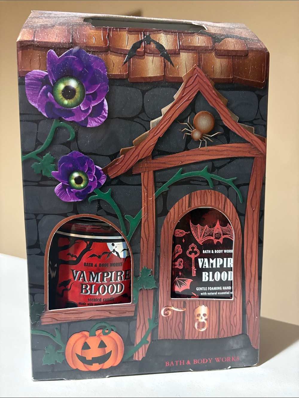 Bath & Body Works Vampire Blood Hand Soap & Single Wick Candle Gift Set ❣️